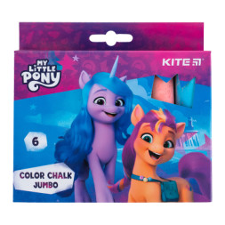 Крейда Kite кольорова Jumbo My Little Pony, 6 кольорів (LP24-073)