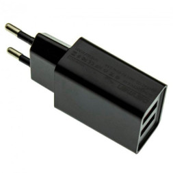 Зарядний пристрій Denmen 2xUSB 2.1A black (DC02-BK)