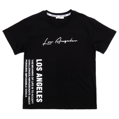 Футболка дитяча Breeze LOS ANGELES (20505-146B-black)