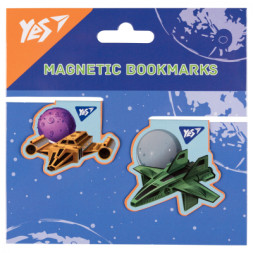 Закладки для книг Yes магнітні Super Space, 2шт (708116)