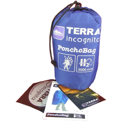 Накидка Terra Incognita PonchoBag S/M blue (4823081502746)