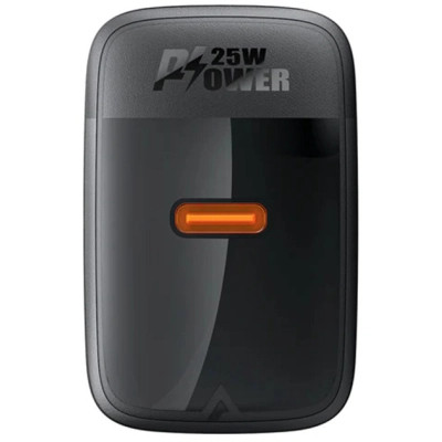 Зарядний пристрій Acefast A104 USB-C PD25W GaN Black (6974316283355)