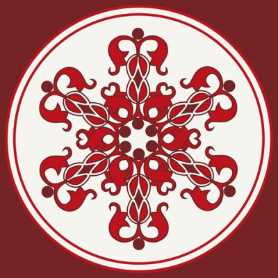 Картина по номерам ArtCraft Круглий орнамент 30х30 см (13043-AC)