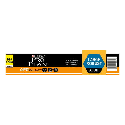 Сухий корм для собак Purina Pro Plan Dog Large Adult Robust з куркою 14+2.5 кг (7613035120624)