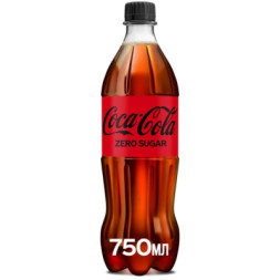 Напій Coca-Cola Zero Безалкогольний сильногазований Без цукру 750 мл (5449000221780)
