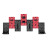 Органайзер для столу OfficePro Настінна дошка-органайзер Black/Red (WO1080B)