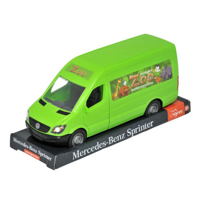 Спецтехніка Tigres Mercedes-Benz Sprinter вантажний (зелений) на планшетці (39715)