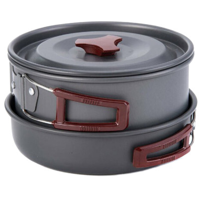 Набір туристичного посуду Naturehike NH15T203-G 3-4 NH Сarbon (6927595787205)