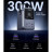 Батарея універсальна Ugreen 48000mAh 300W PD/3.1, зарядка 140W, Led лампа (25286)