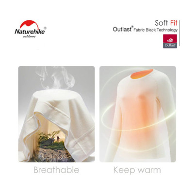 Термокофта Naturehike NH22NY009 чорний XXL (6927595705360)