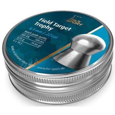 Пульки H&amp;N FT Trophy 5,55 мм, 0.96 г, 500шт/уп (92105550005)