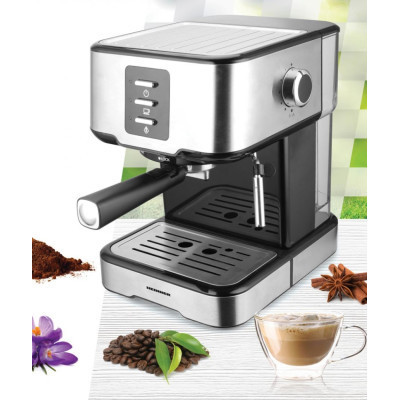 Ріжкова кавоварка еспресо HEINNER HEM-850IXBK