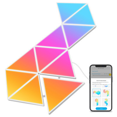 Світильник Govee H6067 Tri-angle Light Panels 10шт RGB Білий (B6067301)