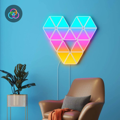 Світильник Govee H6067 Tri-angle Light Panels 10шт RGB Білий (B6067301)