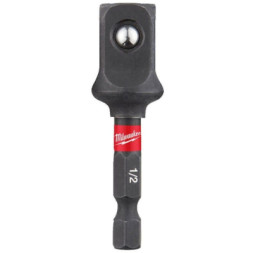 Адаптер для інструменту Milwaukee ShW 1/4&quot;HEX - 1/2&quot; квадратний хвостовик (4932478803)