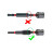 Адаптер для інструменту Milwaukee ShW 1/4&quot;HEX - 1/2&quot; квадратний хвостовик (4932478803)