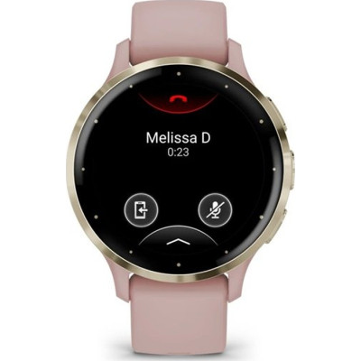 Смарт-годинник Garmin Venu 3S, Dust Rose + Soft Gold, GPS (010-02785-03)