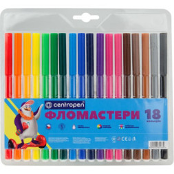 Фломастери Centropen 7790/18 Washable, 18 colors (7790/18 ТП)