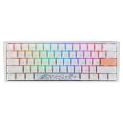 Клавіатура Ducky One 3 Mini Cherry MX Silent Red RGB UA USB White (DKON2161ST-SUAPXPWWWSC1)
