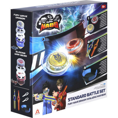 Дзига Auldey Infinity Nado VI Battle Set Fury Wave Dragon vs Blazing War Bear (EU654181)