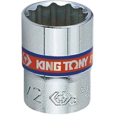 Головка торцева KING TONY 1/4&quot; 7/32&quot; 12PT CHROME (233007S)
