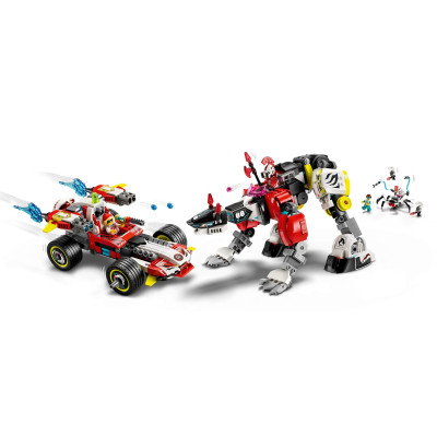 Конструктор LEGO DREAMZzz Робот-тигр Купера та Хот-род авто Зеро (71497)