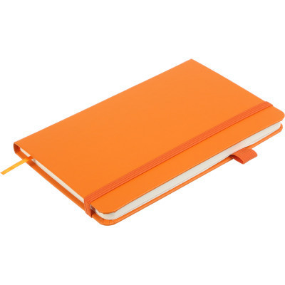 Книга записна Buromax Etalon 125x195 мм 96 листів без лінівки обкладинка зі штучної шкіри Помаранчева (BM.291060-11)