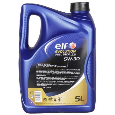 Моторна олива ELF EVOL. FULLTECH LLX 5w30 5л