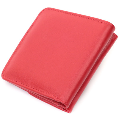 Гаманець ST Leather З натуральної шкіри Червоний (22689)