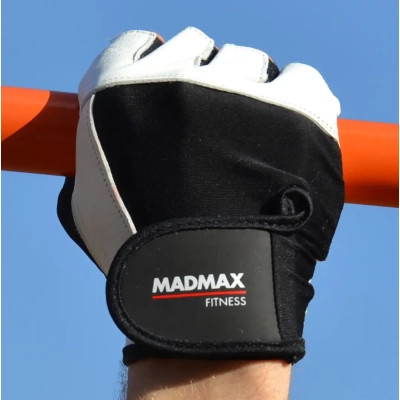 Рукавички для фітнесу MadMax MFG-444 Fitness White XXL (MFG-444-White_XXL)
