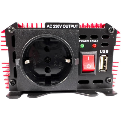 Автомобільний інвертор Bottari DC 12V - AC 230V 600W &quot;POWER-600&quot; (30200-IS)