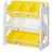 Дитячий стелаж Mealux Coral Yellow (KD-E022 Yellow)