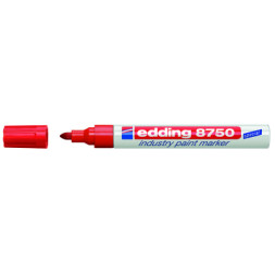 Маркер Edding Спеціальний промисловий лак-маркер Industry Paint 8750 2-4 мм Червоний (e-8750/02)