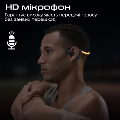 Навушники Promate RippleGlow Black (rippleglow.black)