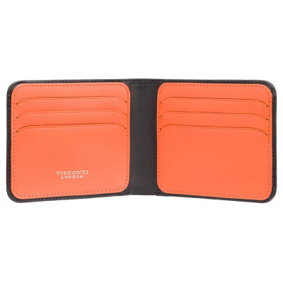 Гаманець Visconti VSL35 Trim з RFID Black-Orange (VSL35 BK/OR)