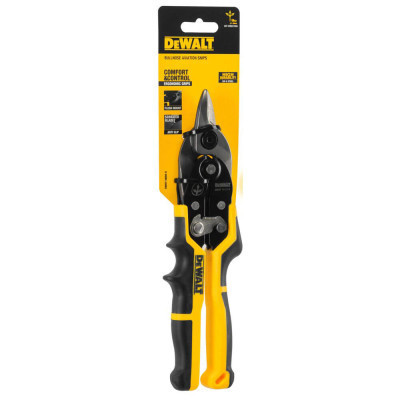 Ножиці по металу DeWALT BULLNOSE ERGO Aviation прямі з короткими губками L=235 мм (DWHT14694-0)
