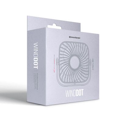 USB вентилятор Armorstandart WindDot AF1 USB-A White (ARM85146)