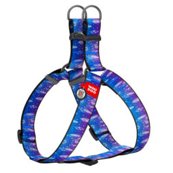 Шлея для собак WAUDOG Nylon з QR паспортом &quot;Ловець снів&quot; пластиковий фастекс XL (324-0063)
