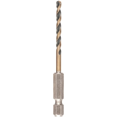 Свердло DeWALT по металу EXTREME IMPACT Black&amp;Gold, HSS-G, 3,5 х 76 х 28,5 мм, 1 шт. (DT20603)