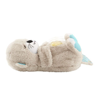 Нічник Bambi М&#039;яка іграшка-нічник Дихаюча видра Beige (2284-25 bg.)