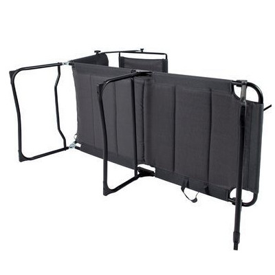 Розкладачка Bo-Camp Sun Lounger With Sunscreen 5 Positions Grey (1304492) (DAS303260)
