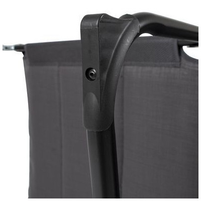 Розкладачка Bo-Camp Sun Lounger With Sunscreen 5 Positions Grey (1304492) (DAS303260)