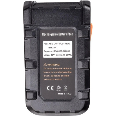 Акумулятор до електроінструменту PowerPlant для AEG 18V 2.5Ah Li-ion (R840087) (TB921164)
