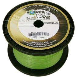 Шнур Power Pro Super 8 Slick V2 Aqua Green 2740m 0.28mm 44lb/20.0kg (2266.98.37)