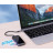Концентратор Vention USB 3.1 Type-C to 4хUSB 3.0/PD 87W 5-in-1 Gray Mirrored Surface (TFDHB)