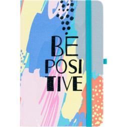 Книга записна Optima Be Positive А5 128 аркушів лінія (O20812-37)