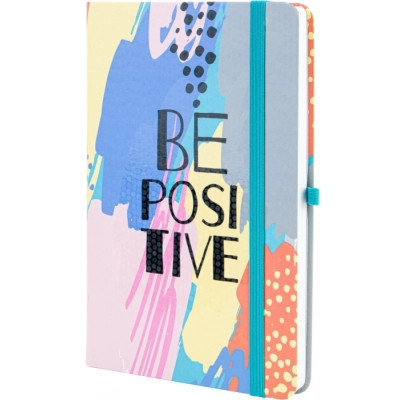 Книга записна Optima Be Positive А5 128 аркушів лінія (O20812-37)