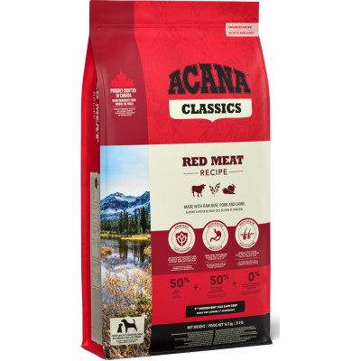 Сухий корм для собак ACANA Red Meat Recipe 17 кг (0064992561178)