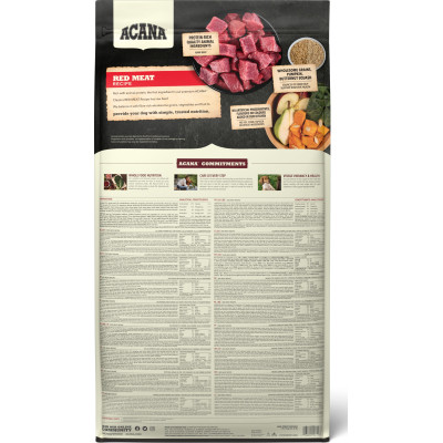 Сухий корм для собак ACANA Red Meat Recipe 17 кг (0064992561178)