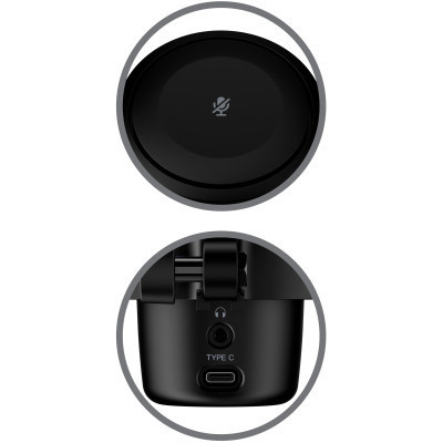 Мікрофон HyperX DuoCast Black (4P5E2AA)